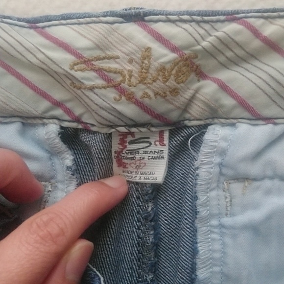 🎉SILVER Wide Leg Jeans - Picture 8 of 8